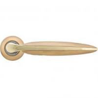 Ручки раздельные Замбротто 58 золото предназначены для установки в двери металлические