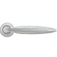 Ручки раздельные Замброто 58 хром предназначены для установки в двери металлические