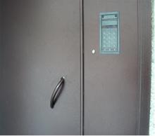 Дверь с домофоном